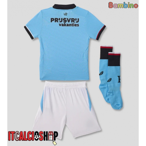 Feyenoord Seconda Maglia Bambino 2026-27 Manica Corta (+ Pantaloni corti)